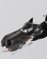 Batmobile De Escala 1/18 En Metal Con Sonido Y Luz Regalo De Cumpleaños Para Niños Juguete De Coche Diecast De Alta Simulación Tamaño Aproximado 30.5*12.5*6cm - details 10