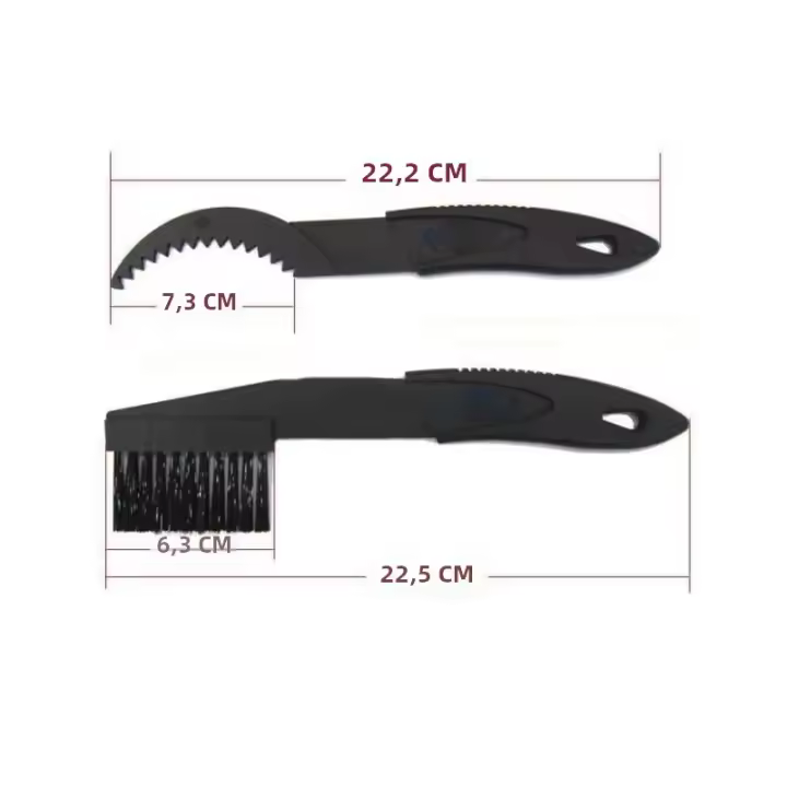 Limpieza De Cadena De Bicicleta Portátil Herramienta De Limpieza Para Motocicleta Y Bicicleta De Carretera Kit De Limpieza De Cadena De Ciclismo Mantenimiento - 1