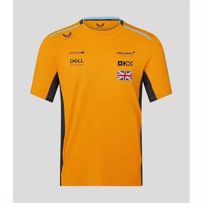 🧡 Camiseta CASTORE Oficial McLaren F1 2024 – Lando Norris #4 🧡 - 1