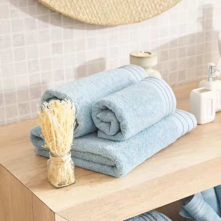 La Mallorquina - Toalla de baño 100% algodón cardado - Basic LMQ Capri - 1