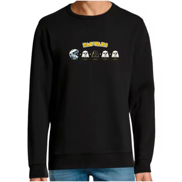 The Fan Tee Sudadera Sin Capucha de HOMBRE Star Wars Dark Vather Luke Yoda Jedi Sith Millennium Falcon Milenario 205 - 1