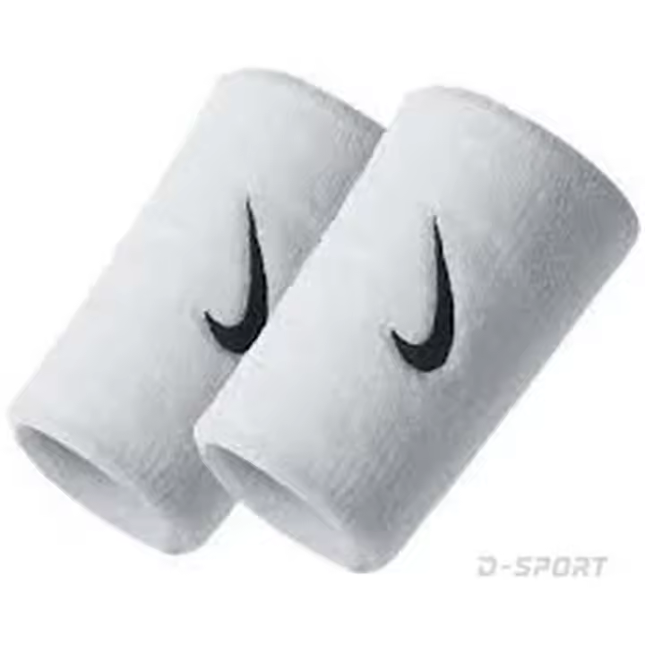Swosh Doublewide Wristband Para Unisex En Color Blanco - 1