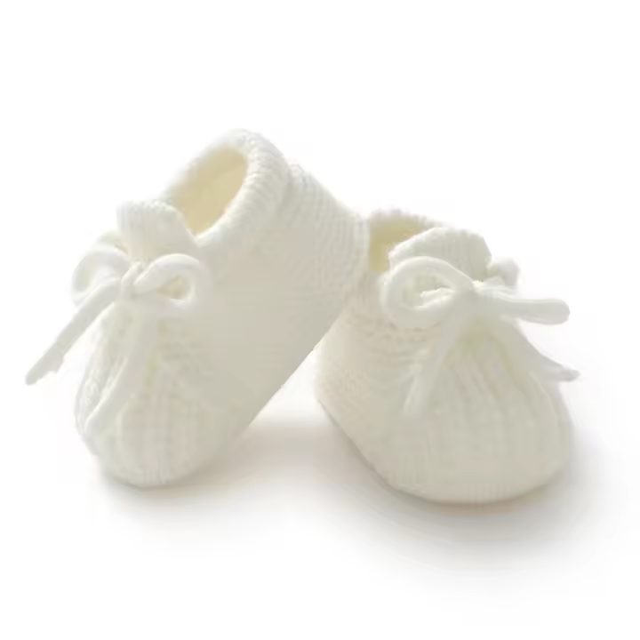 Botines De Primer Pasos Para Bebés Recién Nacidos Niño Y Niña Suéter Tejido Sólido Calzado Infantil Cálido Accesorios De Ropa Transversales Todas Las Estaciones - 1