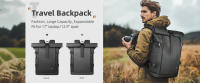 Mochila Heroic Knight Para Laptop De 15.6 Pulgadas Impermeable Y Ligera Con Capacidad Expansible Para Viajes Negocios Y Deportes - details 2