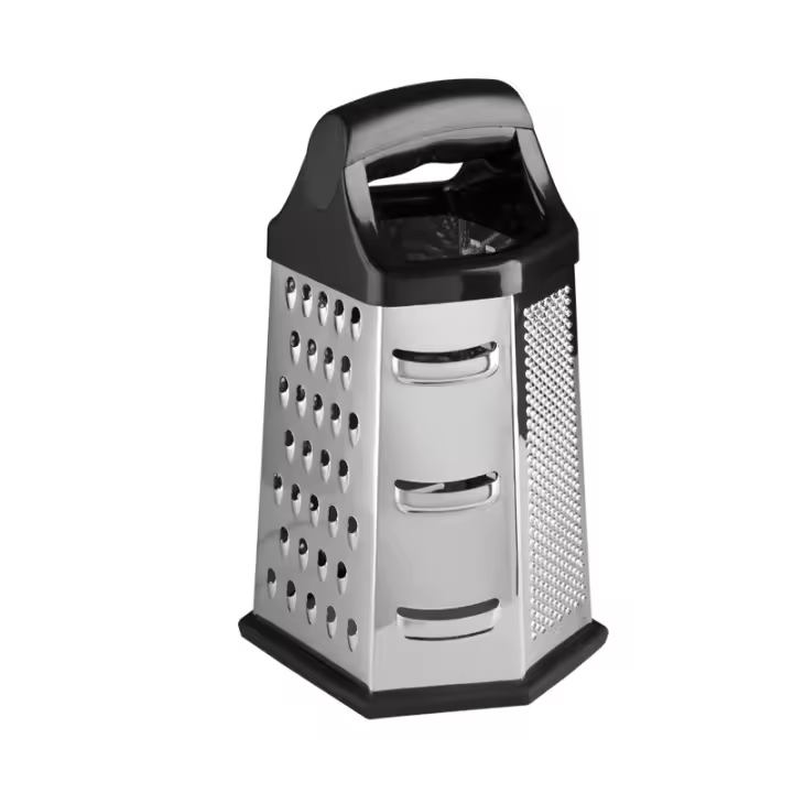 Rallador Multifuncional De Acero Inoxidable Con 6 Lados Rallador Manual Para Queso Patatas Verduras Cuchillo De Cocina Accesorios - 1