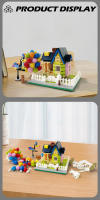Bloques De Construcción MOC Vuelo De Casa En La Calle Modelo De Ciudad Para Escritorio Decoración Juguetes Educativos Para Niños Regalos ABS Ambientales 686 Piezas - details 3