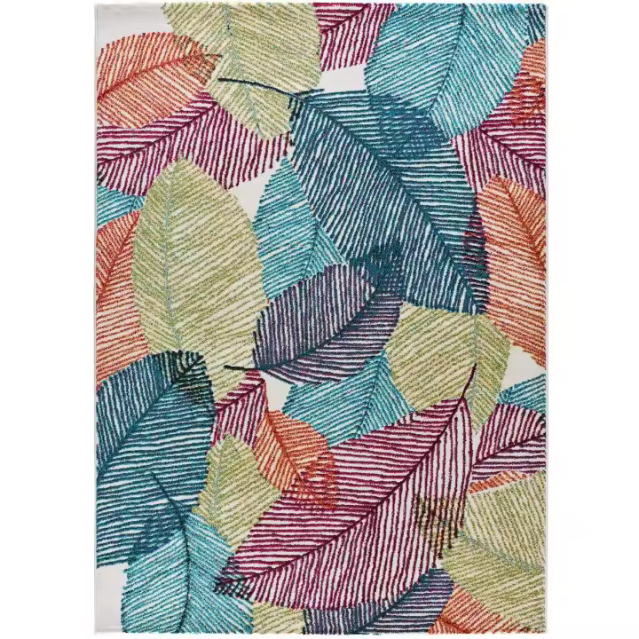 ATTICGO Alfombra de Interior Estilo Geométrico en Multicolor - VIVA 16730 | 80X150, 133X190, 160X230 cm - 1