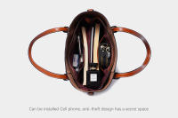 Bolso De Hombro Para Mujer Zency De Cuero Genuino De Alta Calidad Lujo Diseñador Gran Capacidad Bolso De Mano OL Tote De Cuero Vacío - details 7