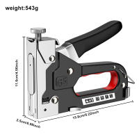 Pistola De Clavos Manual 4 En 1 Para Construcción Y Carpintería Con 600 Clavos Herramienta De Trabajo Con Air Nail En Casa - details 1