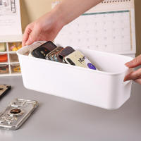 Caja De Almacenamiento Multifuncional Para Escritorio 1/2PCS Organizador De Cosméticos Y Sundries Plástico Caja De Desglosado - details 16