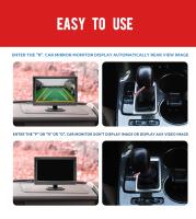 Cámara De Reversa Dinámica KTYDKP Con Pantalla De 5 Pulgadas Para Coche Monitor De Estacionamiento Impermeable Ángulo De Visión 170° - details 10