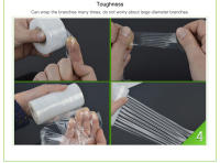 Cinta Autoadhesiva De Plástico PE Para Enraizamiento De Árboles Y Plantas Vínculo De Tomates Y Vines 2mm 3mm Ancho Accesorios De Jardín - details 6