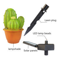 Lámpara Solar LED Para Jardín Impermeable Decorativa De Piña Y Cactus Para Paisaje Iluminación De Camino De La Pradera - details 8