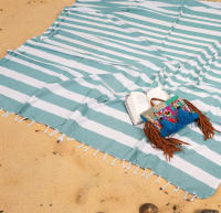 Printex Pareo Fouta con Raya - 210 x 240 cm- Pareo Manta Picnic,Yoga, Antiarena, Multiusos, Decoracion Pared - details 4
