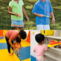 Juguete Educativo De Equilibrio Para Niños Cuchara De Madera Juego De Papá E Hijo Rompecabezas De Huevos Deportes Al Aire Libre 6Pcs - details 5