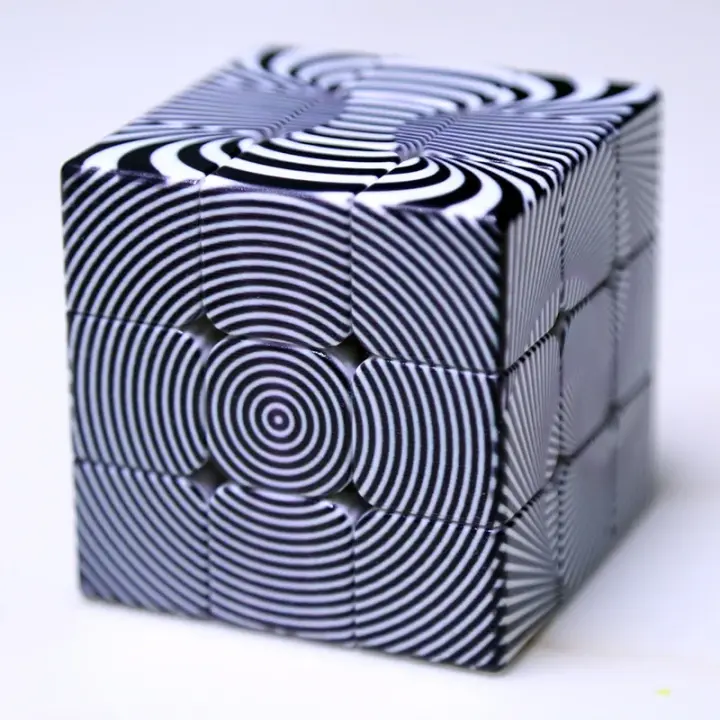 Cubo Mágico 3x3x3 Personalizado Juguete Educativo De Alivio Del Estrés Para Niños Y Adultos Material Plástico Magnético - 1