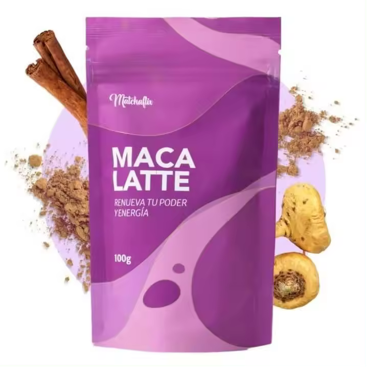 Maca Latte - Matchaflix  (100g) RENUEVA TU PODER Y ENERGIA. - 1