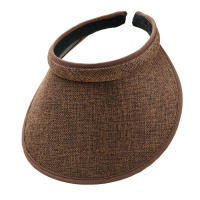 Sombrero De Verano Moda Para Mujer Ajustable Con Visera Protección Solar Para Playa Y Exterior Estilo Casual Color Sólido - details 10