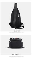 Bolsa Bandolera Para Hombre En Nylon Bolsa De Hombro Cruzada Pequeña Rucksack De Viaje Estilo Casual Con Bolsillos Internos Y Exterior - details 29