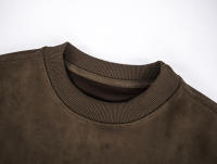 Camiseta De Verano Para Hombres Y Mujeres Con Bordado De Letras Cuello Redondo De Cuero Cortado Manga Corta Estilo Casual Oversize Top Tees - details 12