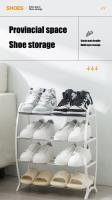 Organizador De Zapatos De 4 Capas Alta Capacidad De Soporte Moderno Minimalista Gran Capacidad Eficaz Ahorro De Espacio Duradero Y Estable Material Plástico Diseño Elevado Resistente Al Agua Fácil De Montar - details 0