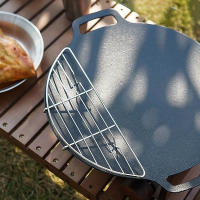 Red De Barbacoa Al Aire Libre Con Soporte De Vaporizado Acero Inoxidable Para Camping Sello De Carne Anti-Quemaduras Para Asador - details 1