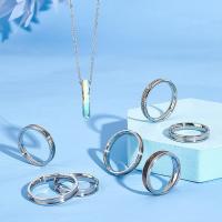 Anillos Largos De Acero Inoxidable 18pcs Anillos Vacíos Para Inlay Hechos a Mano Anillo Core Redondo Para Boda Promesa - details 1