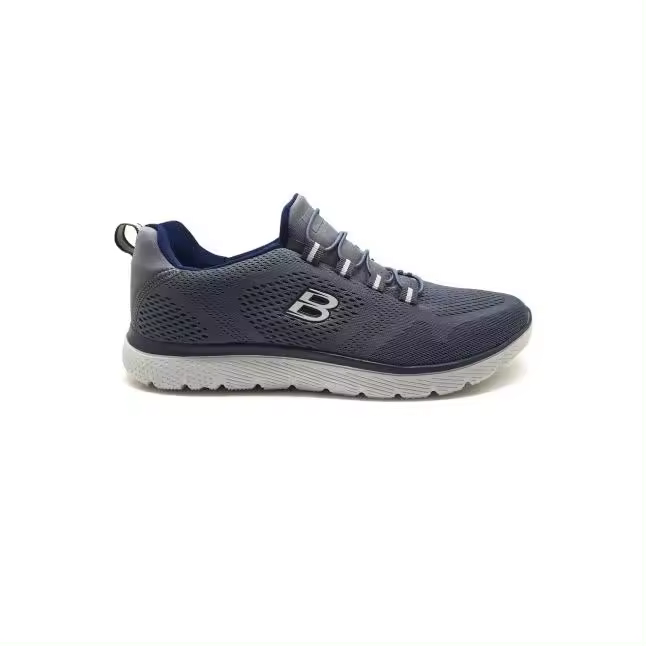 DOUBLE MEMORY DEPORTIVA HOMBRE SIN CORDONES Y PLANTILLA MEMORY FOAM 9801GRIS DOUBLE MEMORY - 1