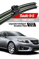 LimpiaParabrisas Anteojos Delantero Para Saab 9-5 1997-2012 Pares Accesorios De Ventanas 2001-2012 Láminas De Limpieza De Parabrisas De Goma Natural - details 0