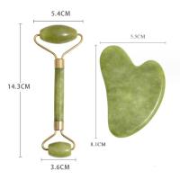 Rodillo De Masaje Facial De Piedra Jade Natural Negro Tablero De Masaje Para Belleza Adelgazamiento Relajación Herramienta De Acupuntura - details 5