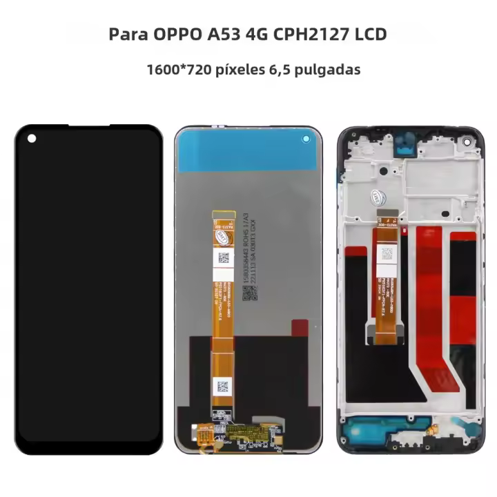 Pantalla LCD De 6.5'' Para OPPO A53S 4G Y OPPO A53 4G CPH2139 CPH2135 CPH2127 Con Pantalla Táctil Y Asamblea De Digitizador Reemplazo - 1
