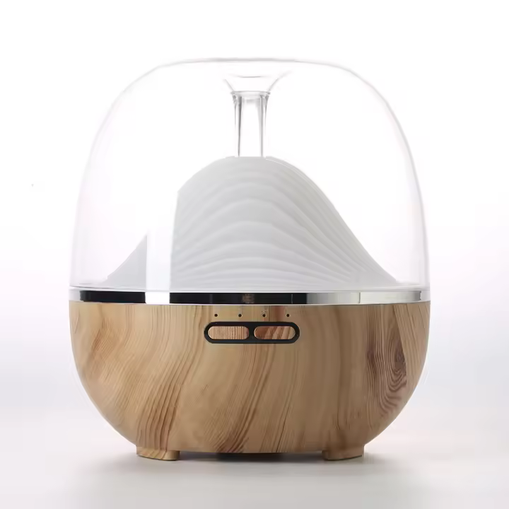 Difusor Aceites Esenciales 600ml, Anrs Inteligente Difusor de Aromas de diseño único, Alexa Aromatherapy Difusor Ultrasónico Wifi Humidificador Aceites Esenciales, con Luz LED Multicolores - 1