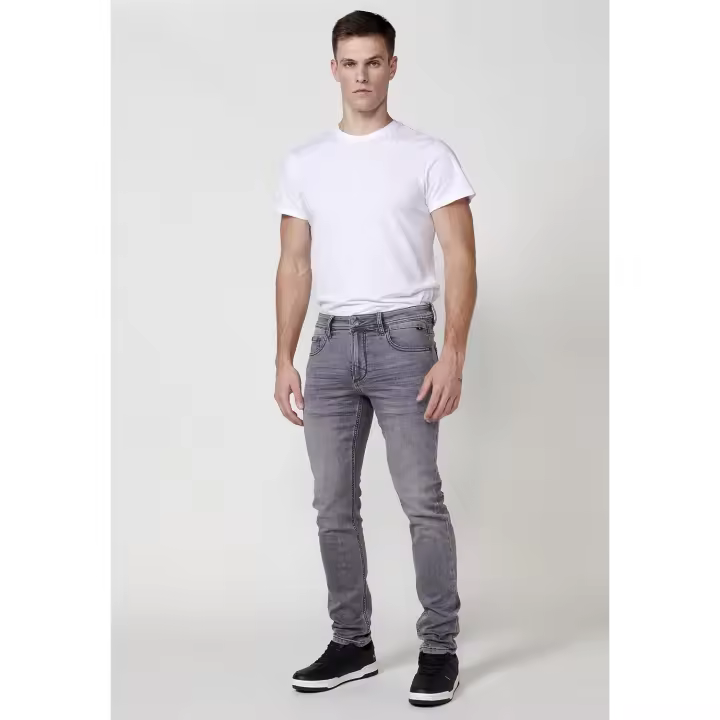 Koroshi Pantalón Hombre Vaquero Slim 5 Bolsillos – Koroshi Gris - 1
