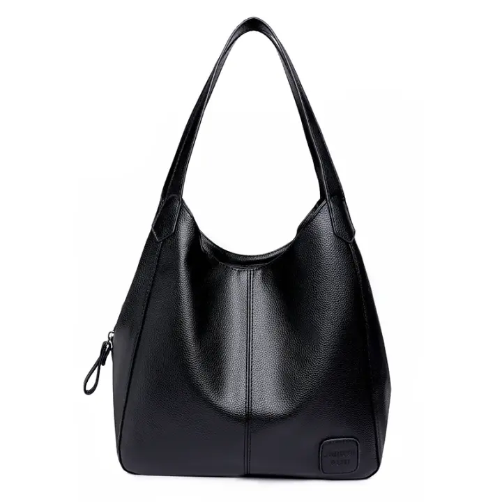 Bolso Cruzado de cuero para Mujer, Bandolera de 3 Capas de gran capacidad, Estilo Vintage, de diseño, 2022 - 1