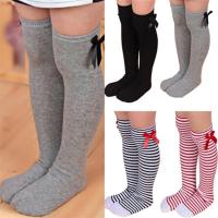 Calcetines De Bola Para Bebés Niñas 2025 Calcetines Largos De Rodilla Con Lazo Suaves De Algodón Para Niñas Recién Nacidas De 0 a 3 Años - details 0