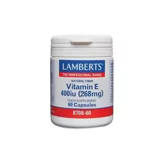 Lamberts Vitamina E 400 UI 60 cápsulas  - 1