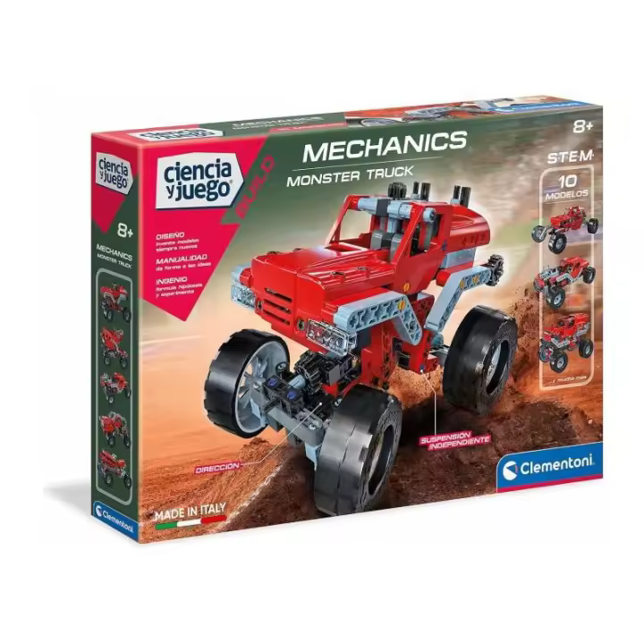 MECHANICS CONSTRUYE VEHICULOS 4X4 MONSTER TRUCK DE CLEMENTONI - 1