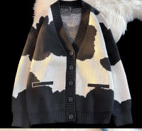 Suéter De Manga Larga Para Mujer Y Hombre Con Cuello En V Botones Abiertos Suave Y Cálido Chaqueta De Lana Tejida Casual Para Otoño E Invierno - details 12