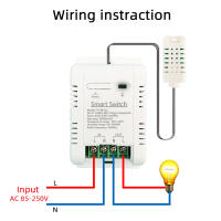 Sensor De Temperatura Y Humedad WiFi Inteligente Tuya Alexa Google Smart Life Control Remoto 433MHz Medidor De Potencia - details 12