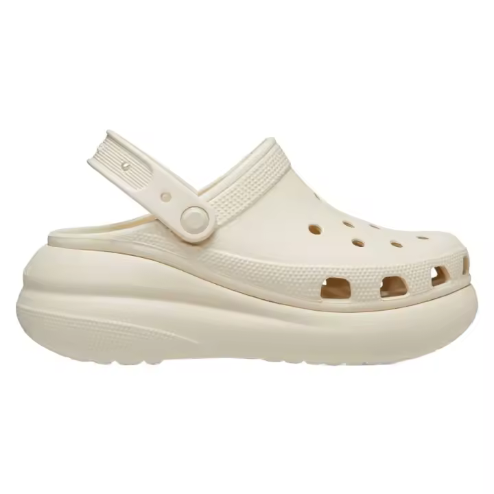Zuecos Beige Crocs Crush U Bone Resistentes al Agua - 1