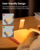 Luz De Lectura Mini LED Recargable USB Con Protección Ocular Y Ajuste De Brillo Luz Nocturna Pequeña Portátil Para Libros - details 10