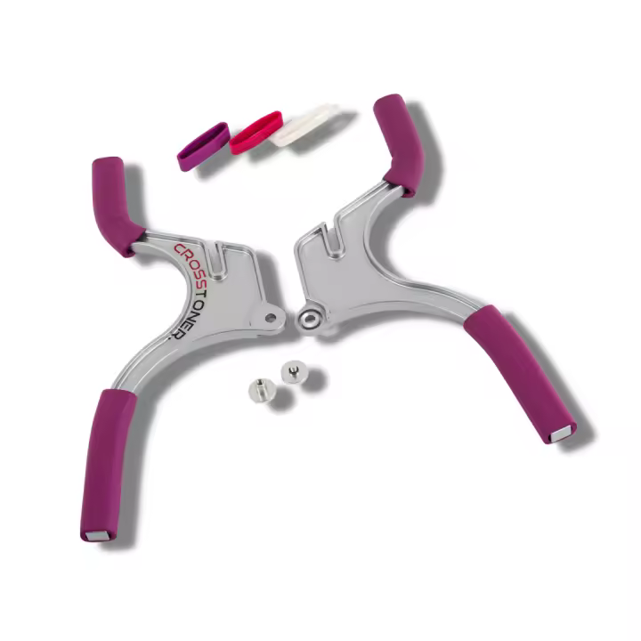 GYMFORM Cross Toner, Tonificador de glúteos, muslos, brazos, piernas y torso, Ejercitador de Fuerza y Resistencia de fácil Uso, 3 gomas para resistencia, Moldea abdominales, fortalece pecho - 1