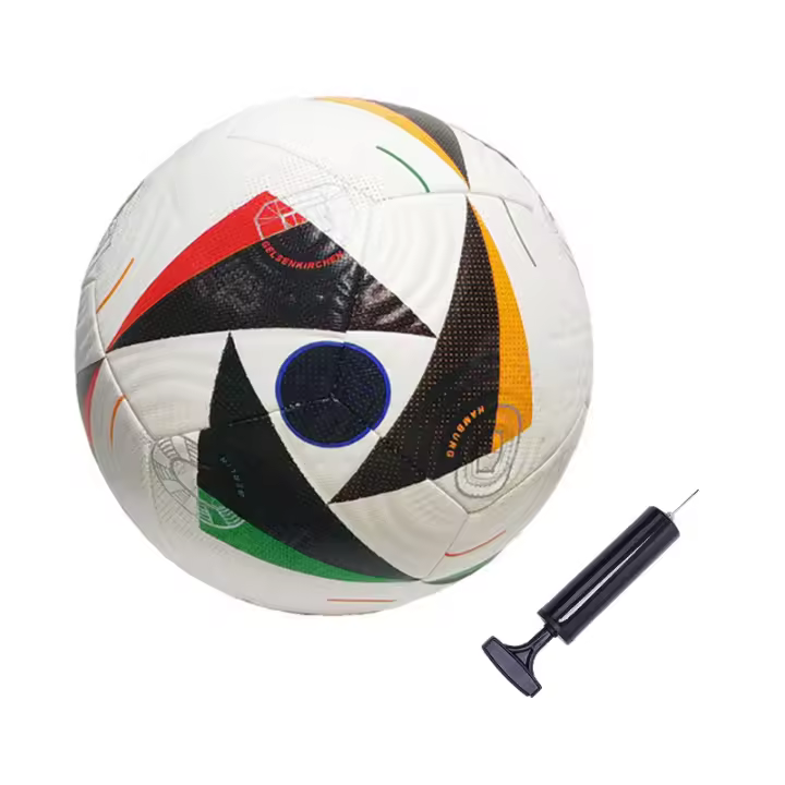 Pelota De Fútbol Clásica Tamaño 5 Hecha a Mano Con Cuero PU Duradera Para Deportes Al Aire Libre Entrenamiento Y Juegos - 1