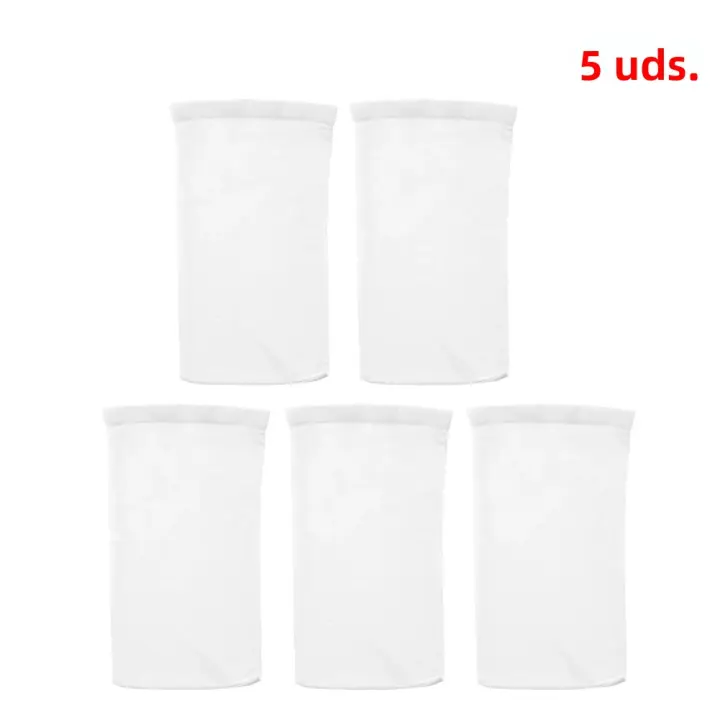 Calcetines De Filtro Para Piscina 200-5Pcs Malla De Nylon Elástica Para Cestas De Escobillas De Limpieza De Piscinas Al Aire Libre Herramientas De Limpieza De Piscinas - 1