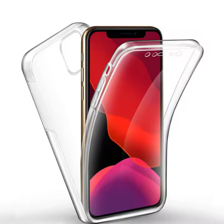 Generica Funda Doble Cara 360 Completa Sin Puntos Transparente - Iphone 11 Pro Max - 1