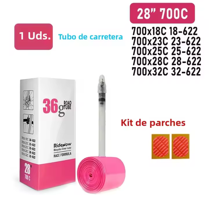 Tubo Interno De Bicicleta RideNow TPU 700C Ultraligero Para Ruedas De Gravel MTB Y Bicicletas De Carretera 29x1.5 1.75 - 1