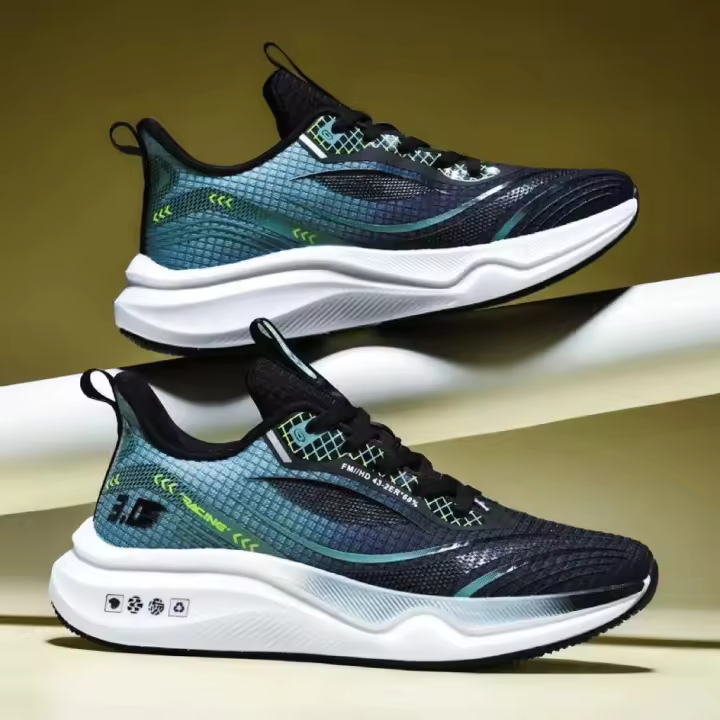 TK Zapatos Deportivos Casuales de Verano: Malla Tejida, Transpirables, Suela Suave, Absorción de Impactos, Livianos para Estudiantes y Correr - 1