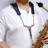 Correa De Bajo Para Saxofón Miwayer De Cuero Ajustable Accesorios Musicales Correa De Hombro Para Instrumentos Musicales - details 4
