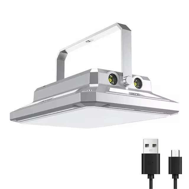 Lámpara De Camping Potente LED 4000mAh Recargable Con Magnético Fuerte Y Luz De Trabajo Infinita Diminución Para Exteriores Y Tienda - 1