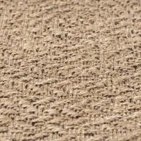 vidaXL Alfombra ZIZUR apariencia de yute interior y exterior Ø 200 cm Alfombras de área  Alfombra de Piso para Sala de Estar Dormitorio Habitación Salón - details 5